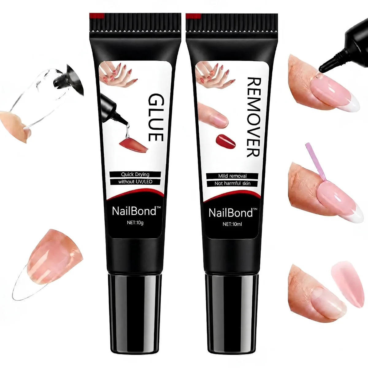 NailBond™ Semi-Solid Nail Glue & Remover Kit