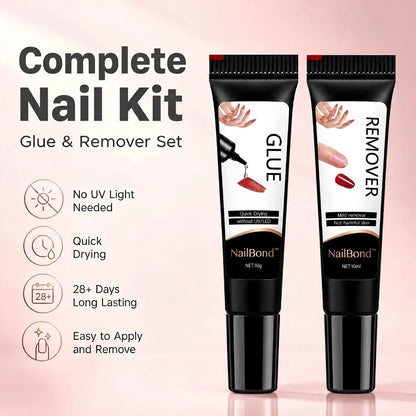 NailBond™ Semi-Solid Nail Glue & Remover Kit