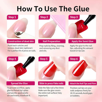 NailBond™ Semi-Solid Nail Glue & Remover Kit
