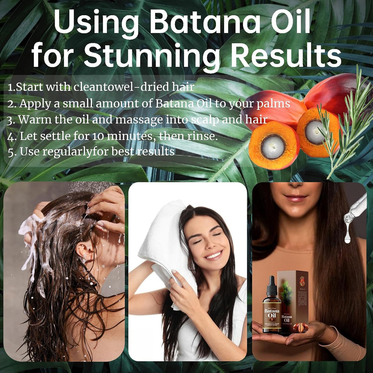 RootBloom™ 100% Pure Batana Hair Oil
