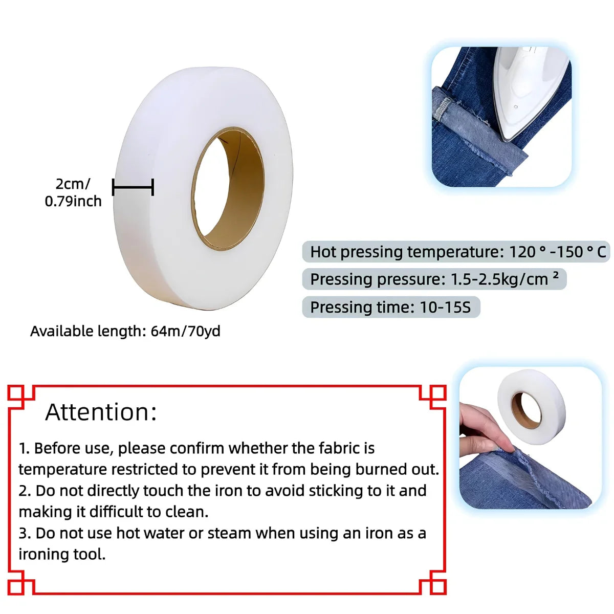 NoSew™ Fabric Tape